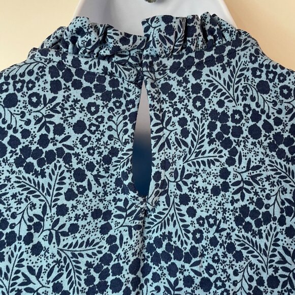 Women's Boden Blue Print Dress size 10R - Picture 5 of 9